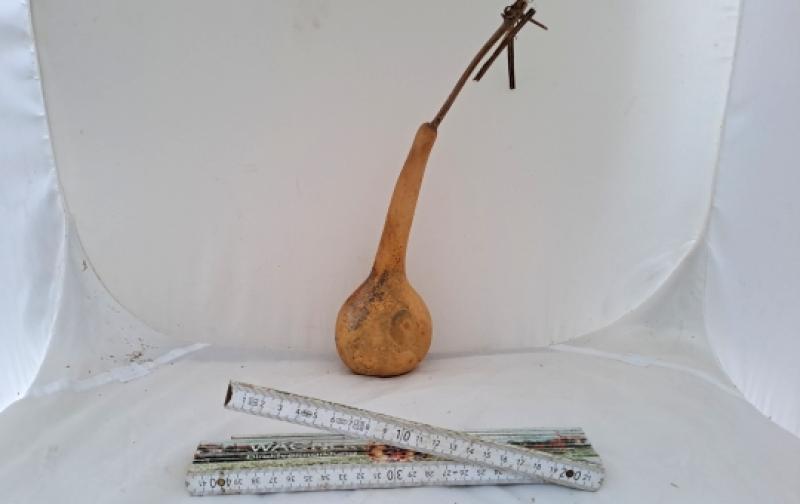 Kalebasse mit Bauch und Hals  21 cm Typ  "Bianca"